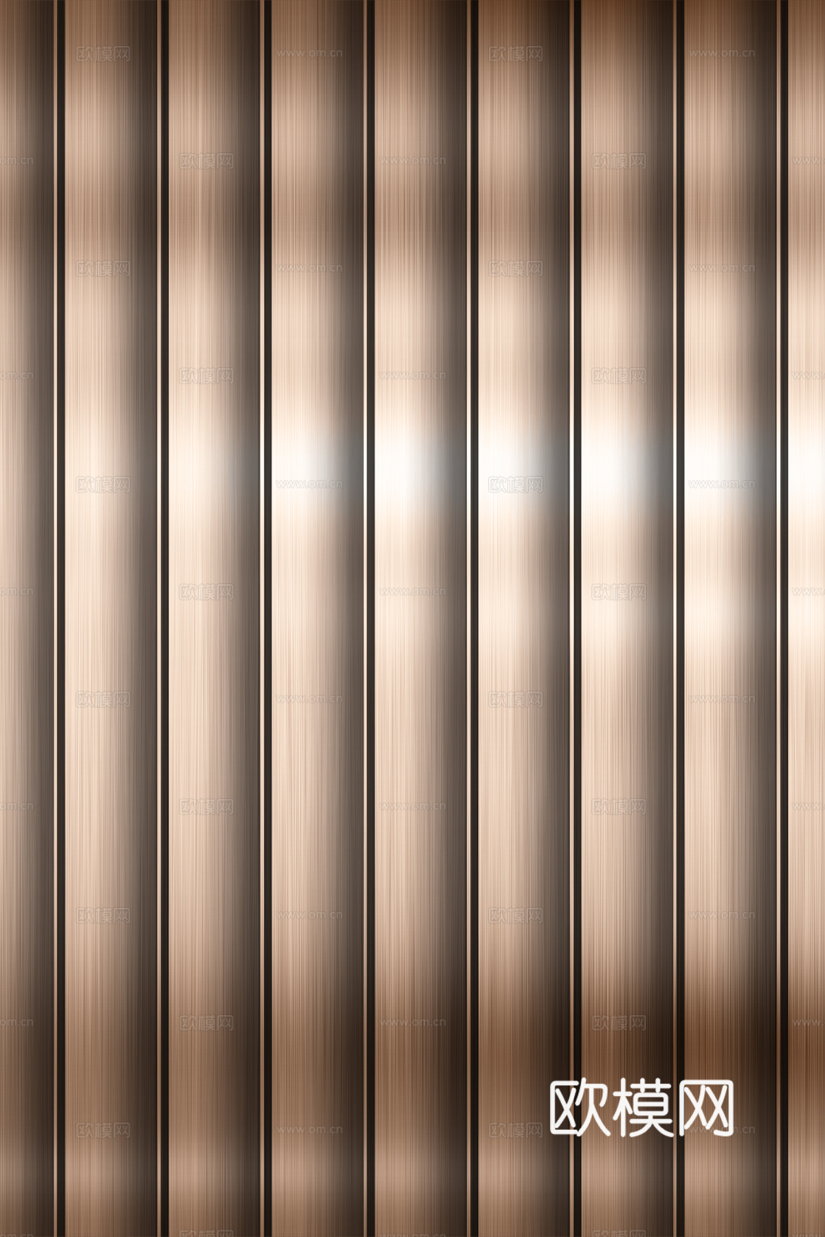 高清拉丝金属格栅长城板下载（渲染图8）