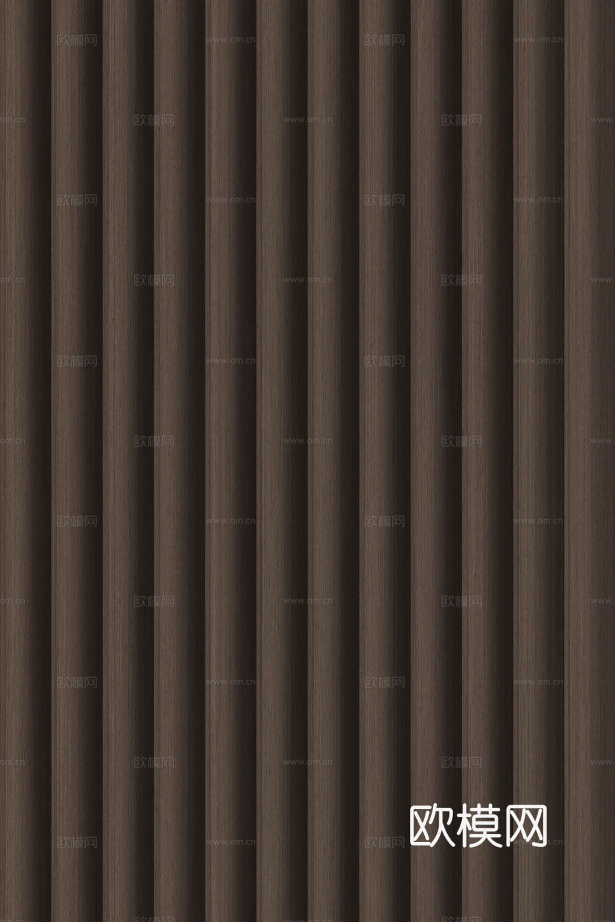高清木纹格栅长城板下载（渲染图4）