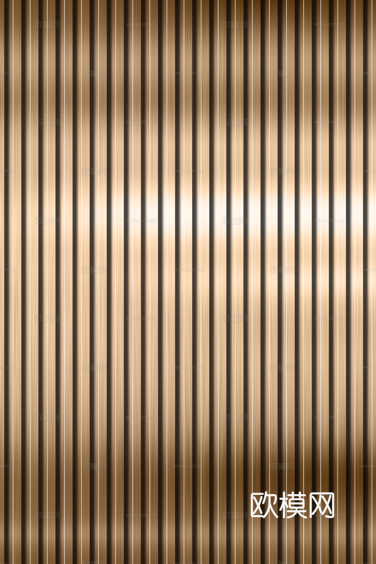 高清拉丝金属格栅长城板下载（渲染图5）