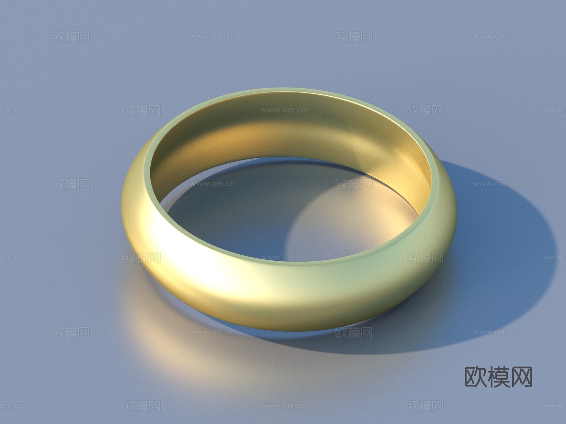 戒指 手镯 金手镯 银手镯 珠宝首饰3d模型