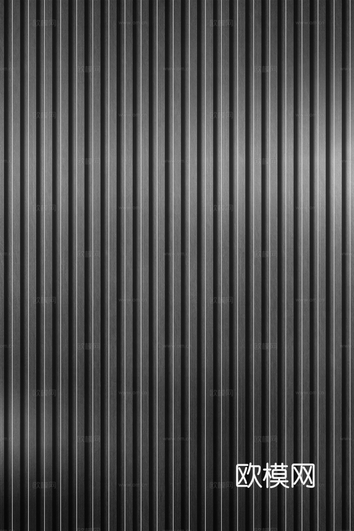 高清拉丝金属格栅长城板下载（渲染图3）
