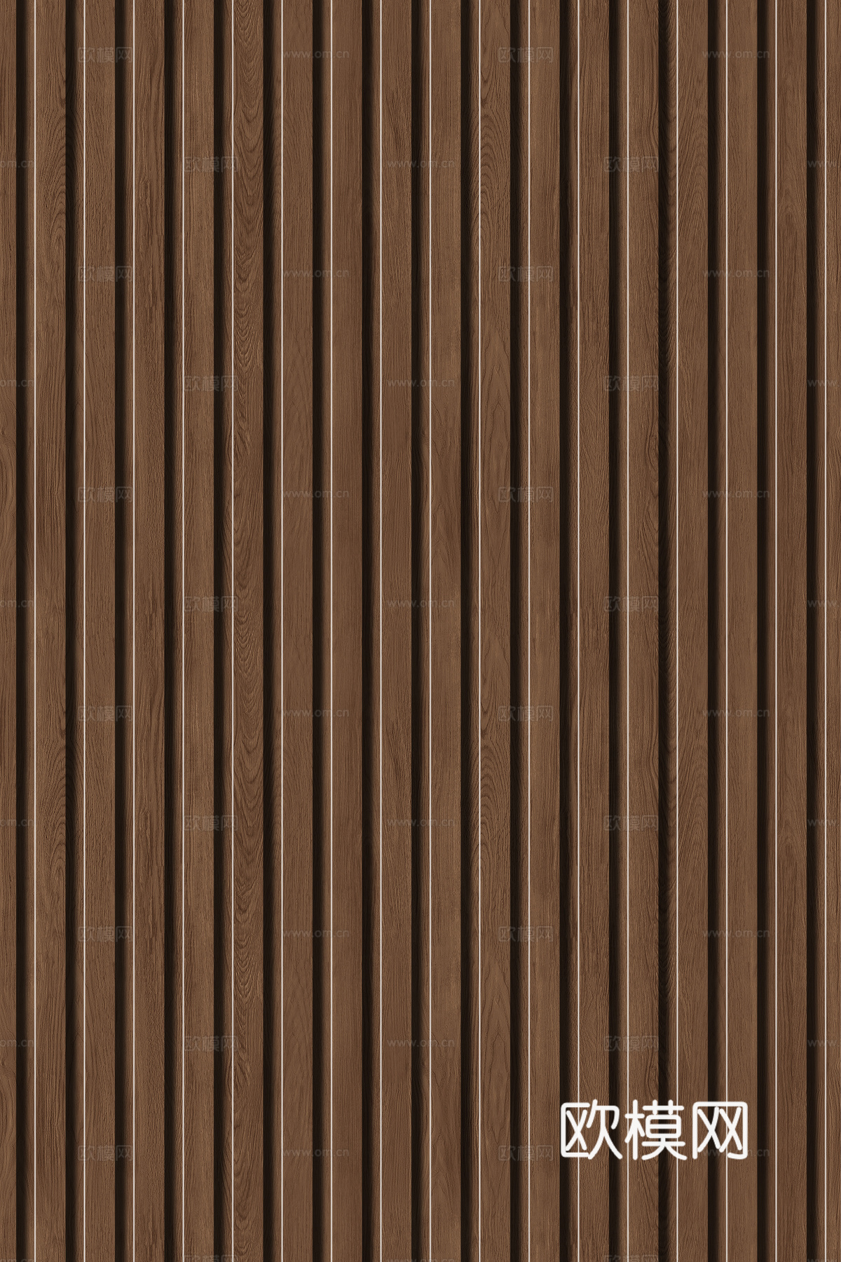 高清木纹格栅长城板下载（渲染图8）