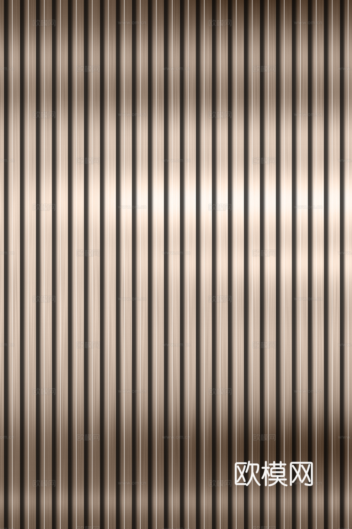高清拉丝金属格栅长城板下载（渲染图8）