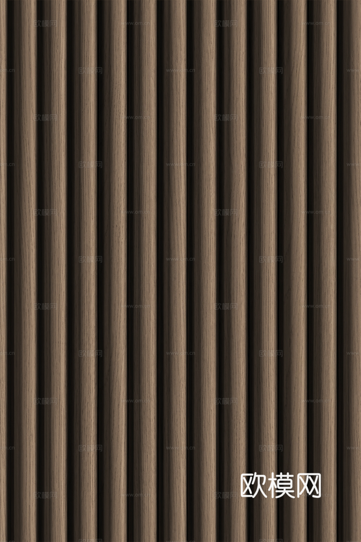高清木纹格栅长城板下载（渲染图7）