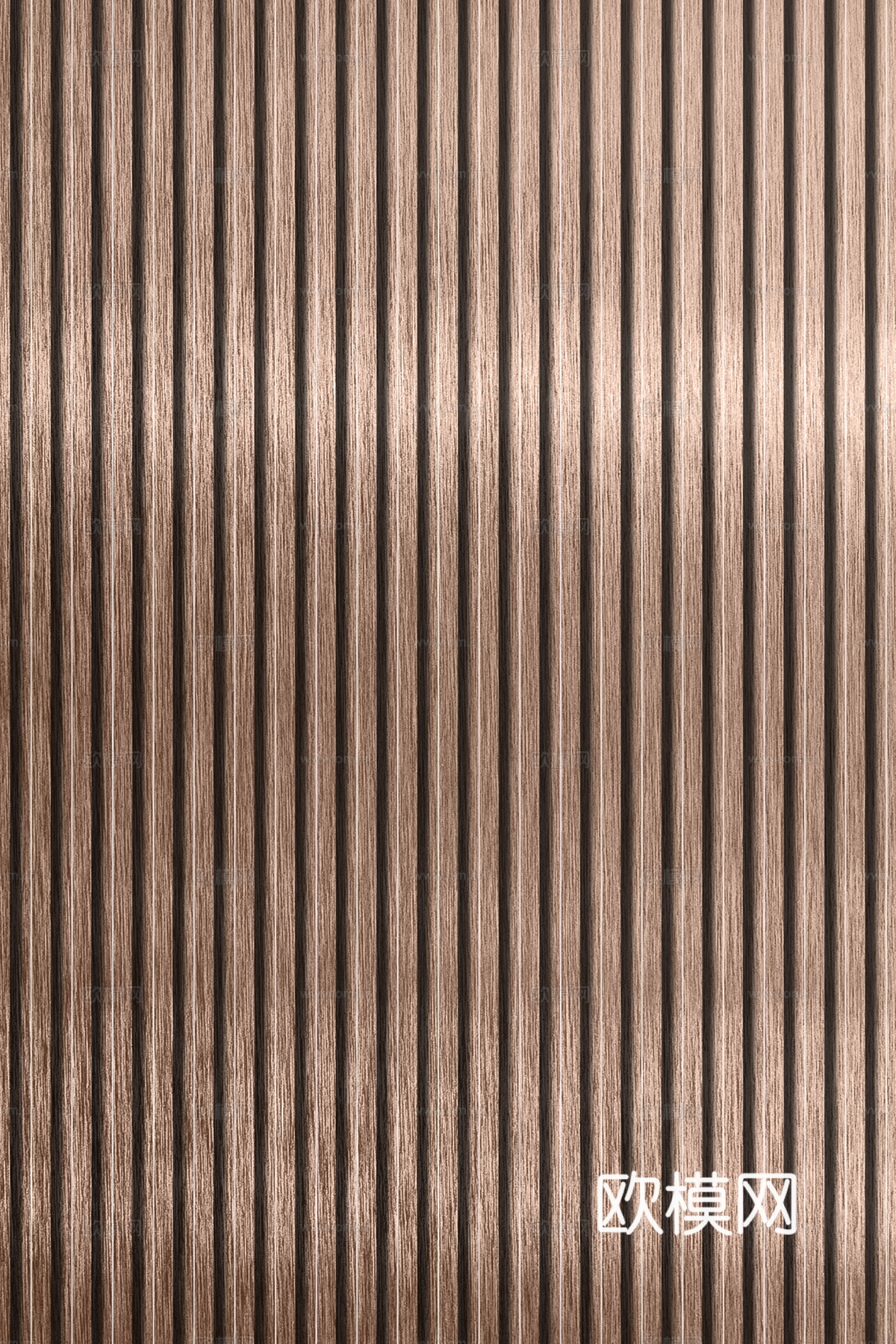 高清拉丝金属格栅长城板下载（渲染图2）