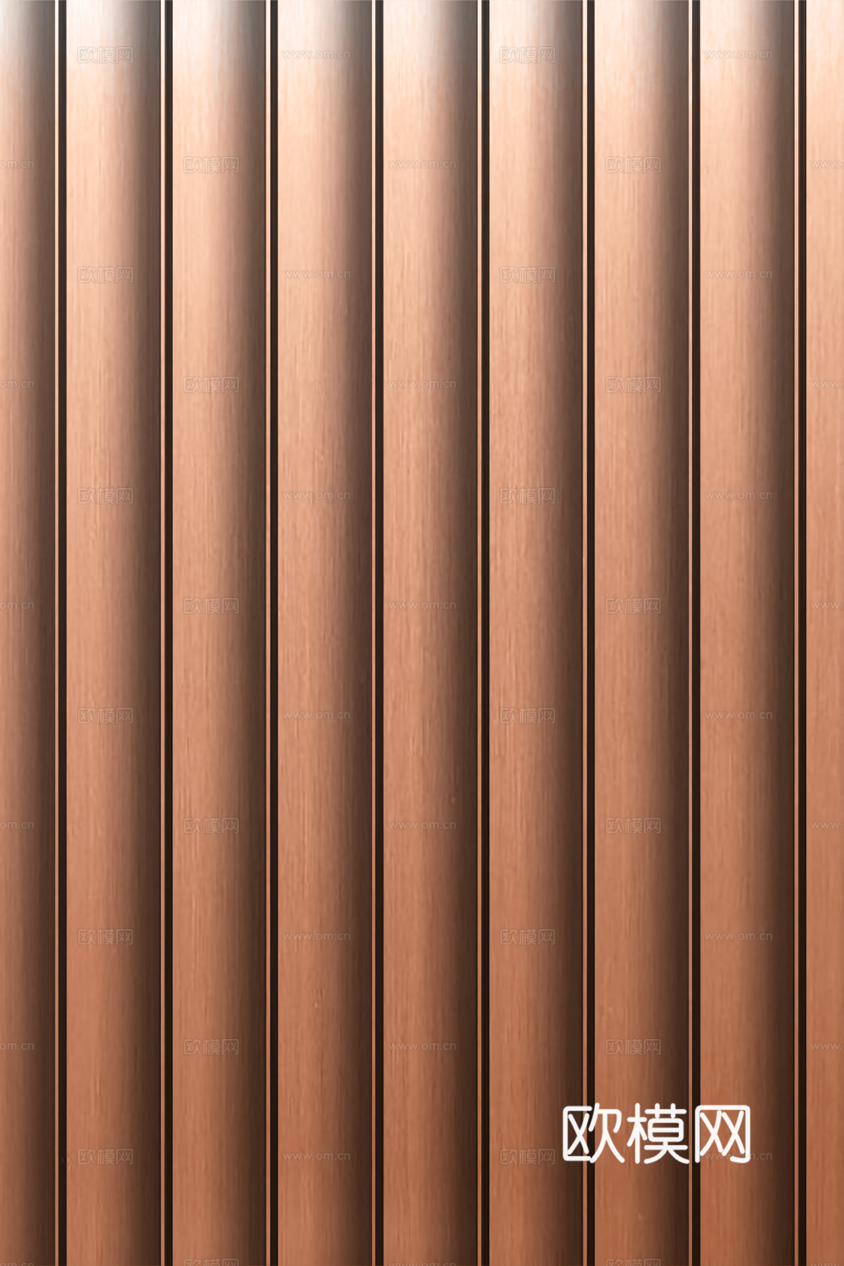 高清拉丝金属格栅长城板下载（渲染图1）