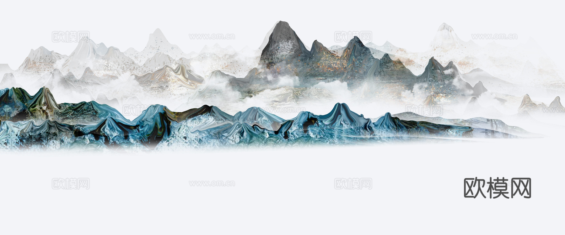 水墨山水画