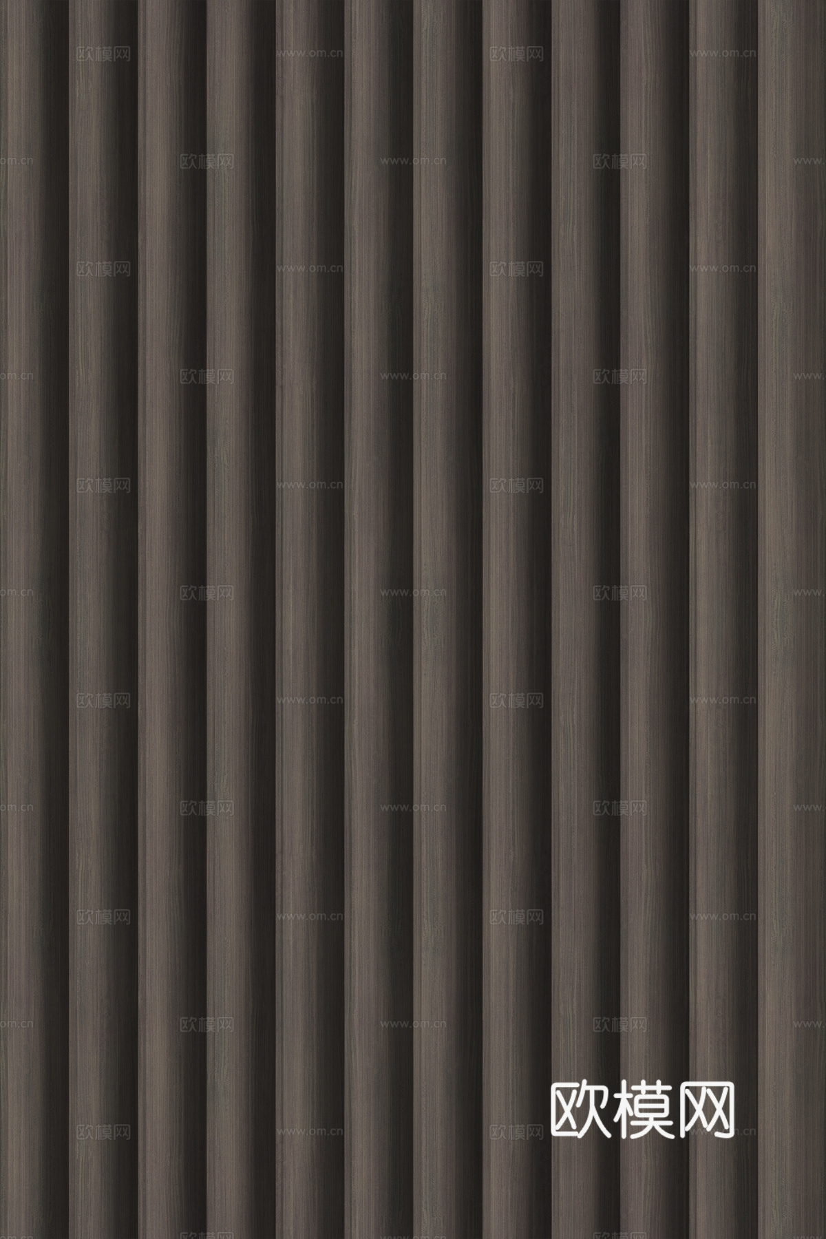 高清木纹格栅长城板下载（渲染图1）