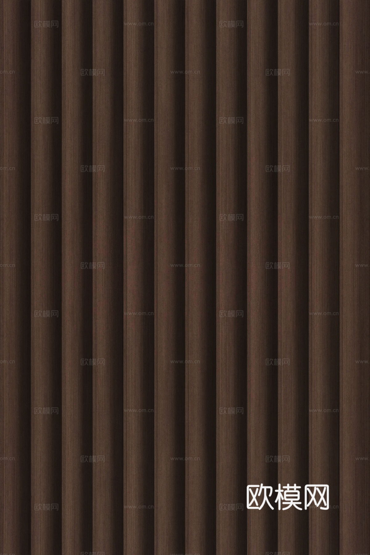 高清木纹格栅长城板下载（渲染图2）