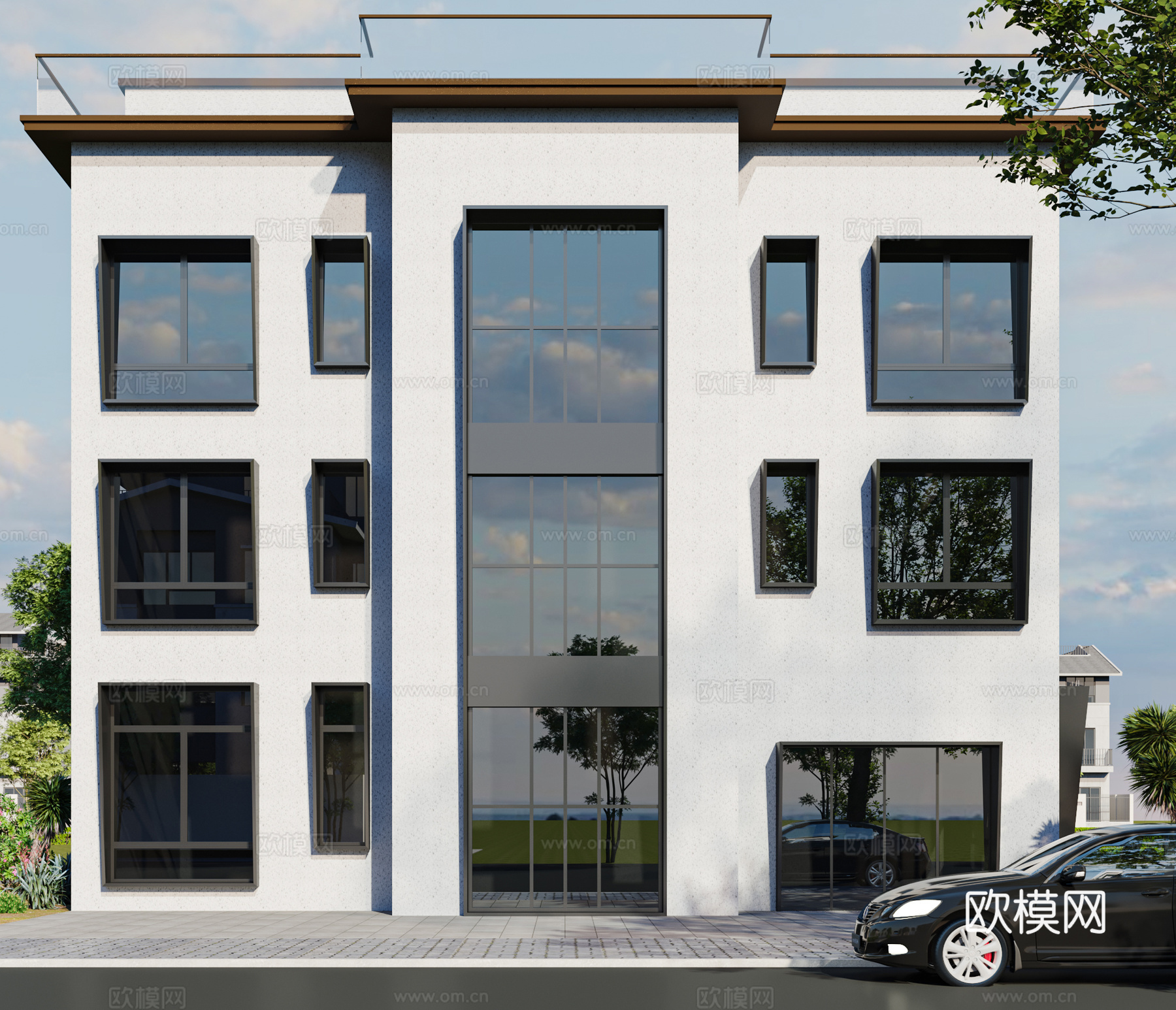 现代建筑3d模型