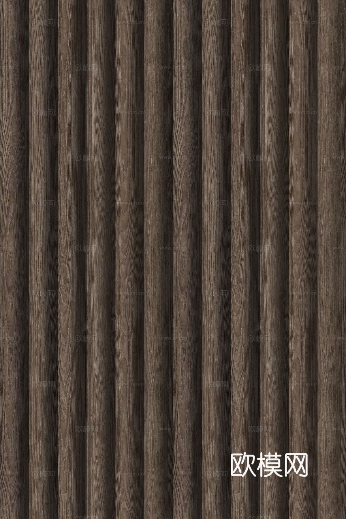 高清木纹格栅长城板下载（渲染图5）
