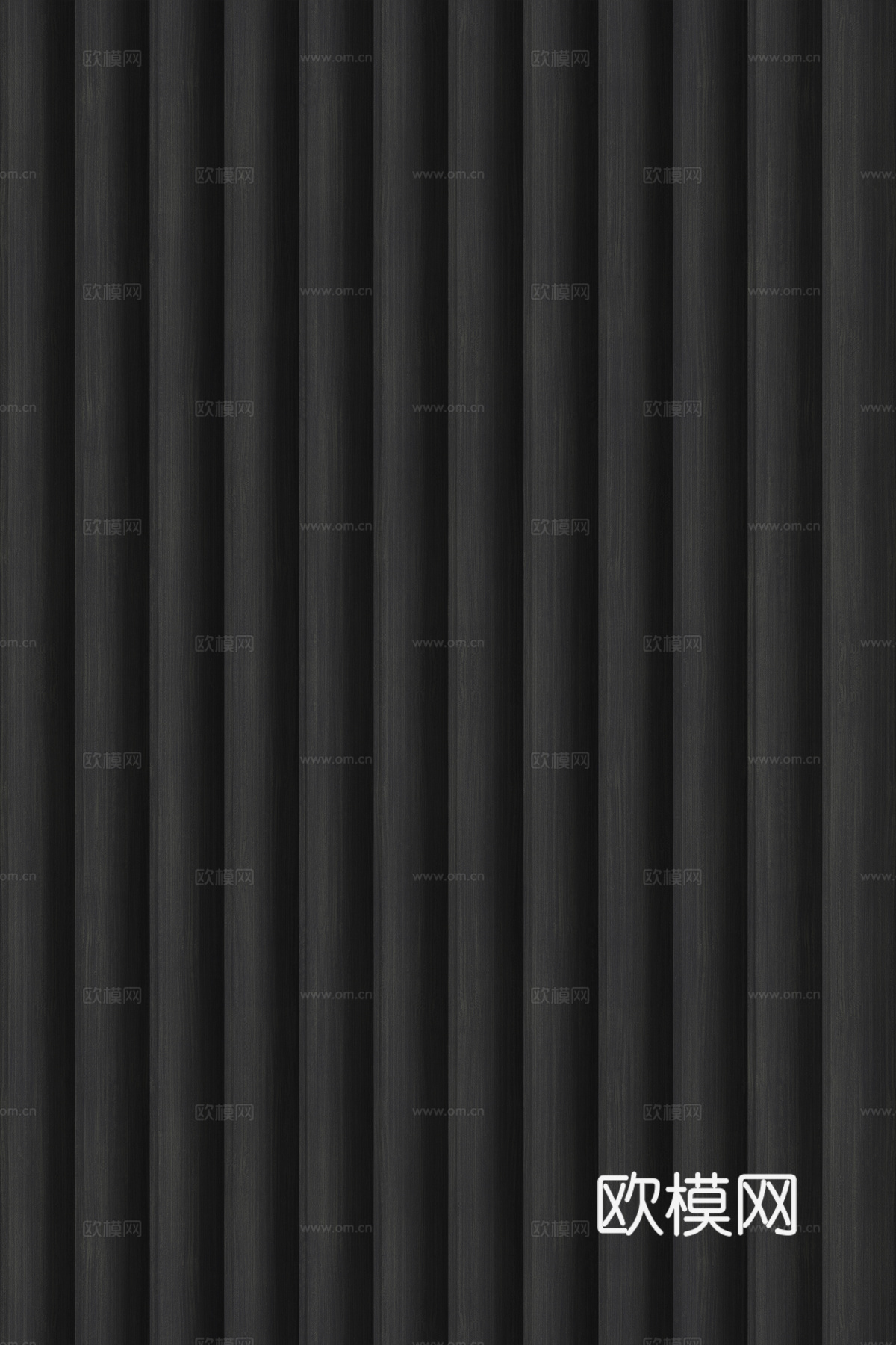 高清木纹格栅长城板下载（渲染图3）