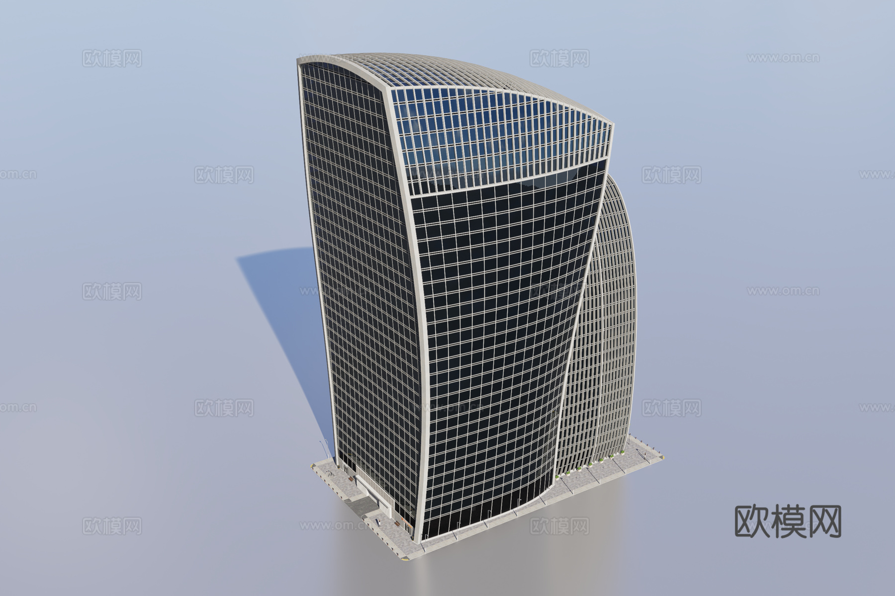 银行大厦3d模型