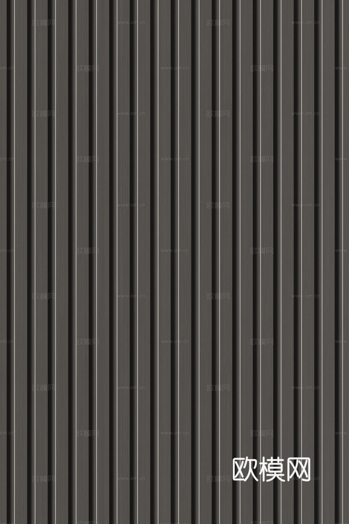 高清木纹格栅长城板下载（渲染图3）