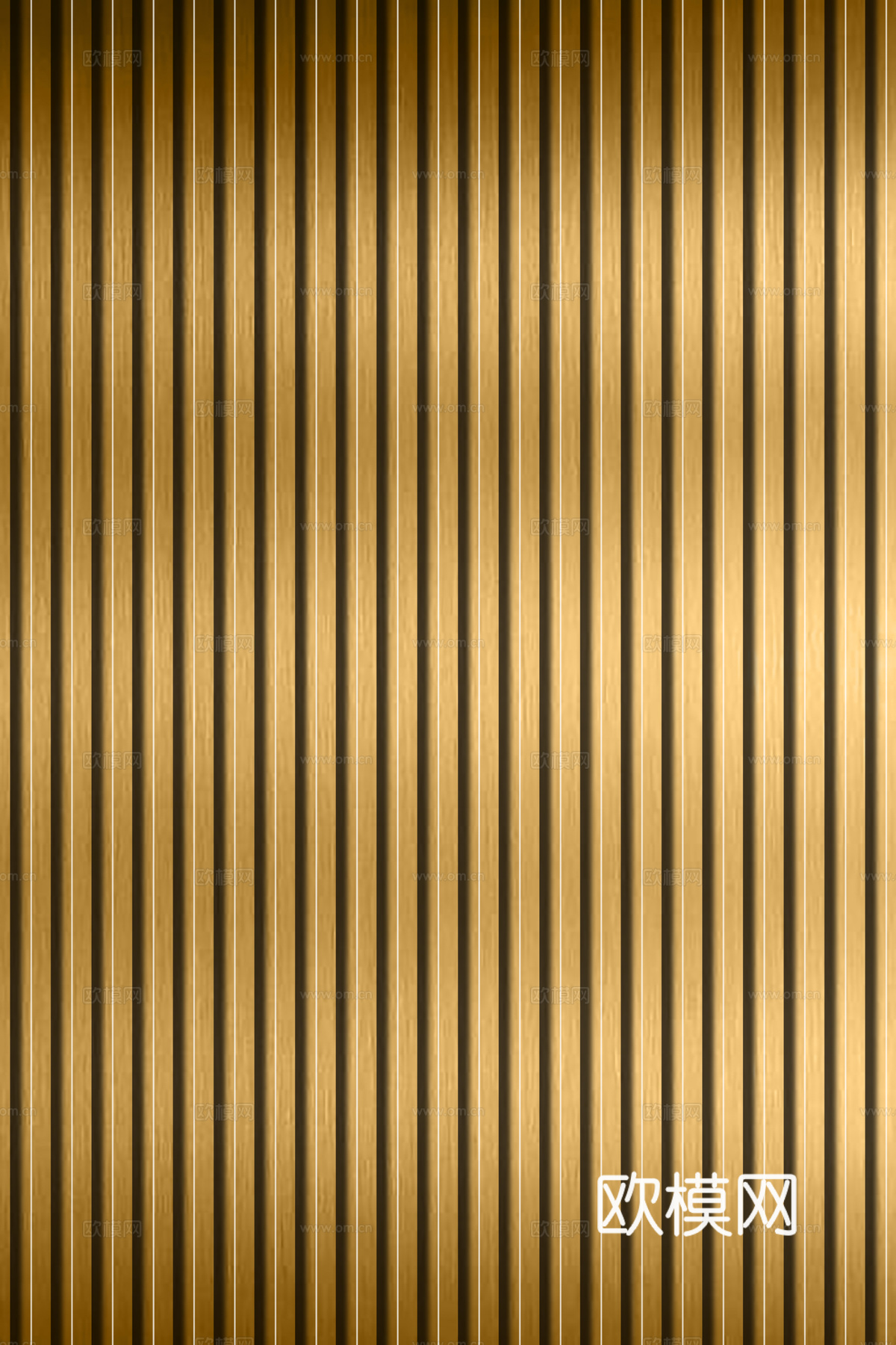 高清拉丝金属格栅长城板下载（渲染图2）