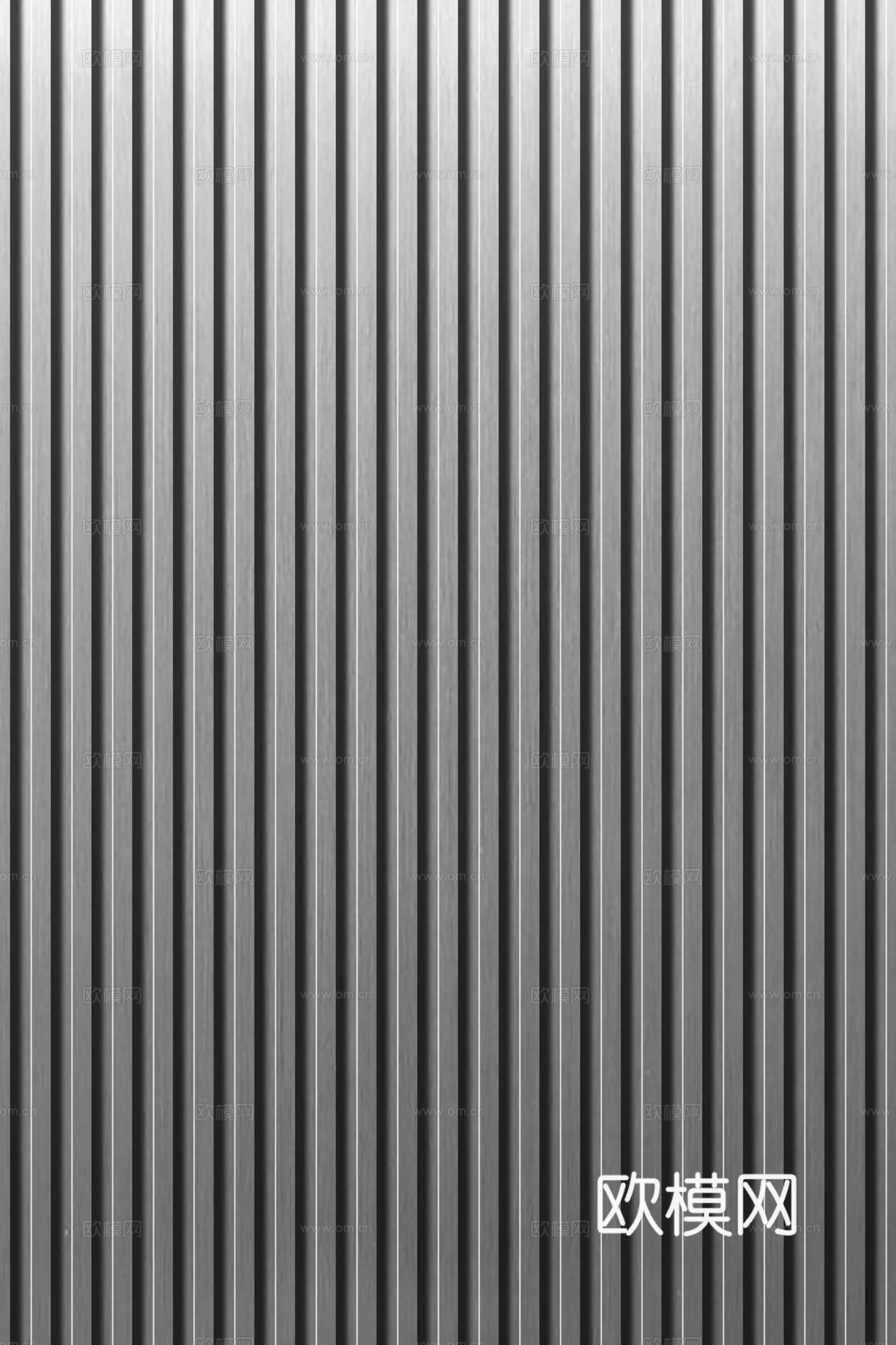 高清拉丝金属格栅长城板下载（渲染图7）
