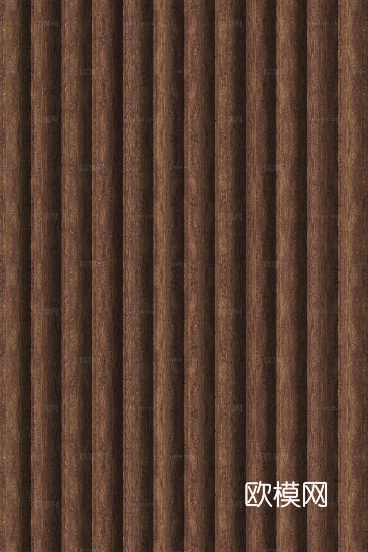 高清木纹格栅长城板下载（渲染图8）