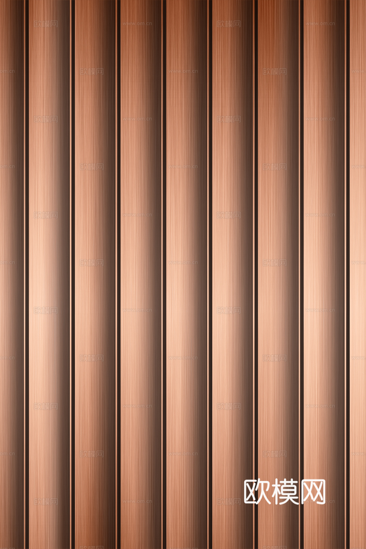 高清拉丝金属格栅长城板下载（渲染图5）