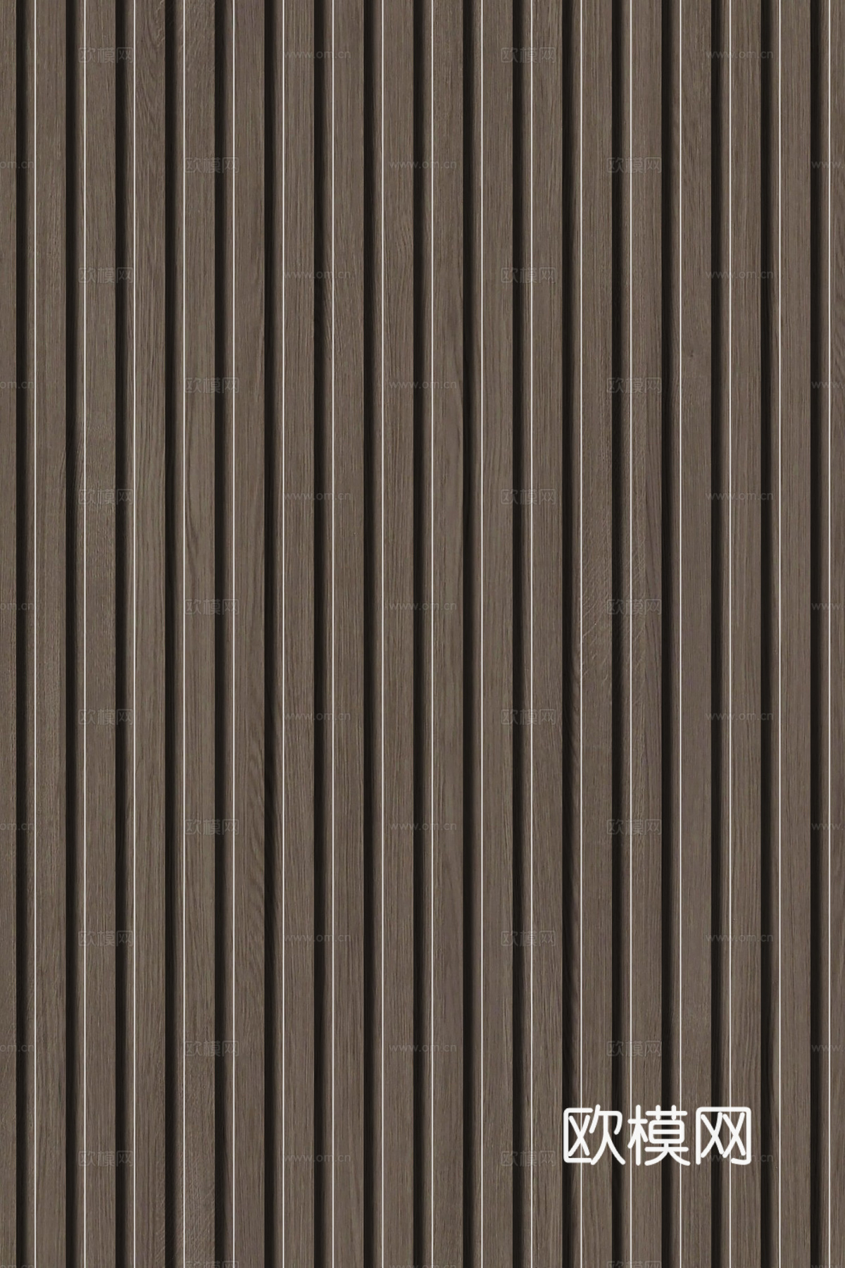 高清木纹格栅长城板下载（渲染图3）