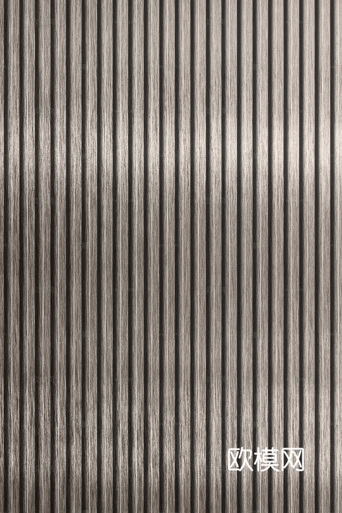 高清拉丝金属格栅长城板下载（渲染图1）