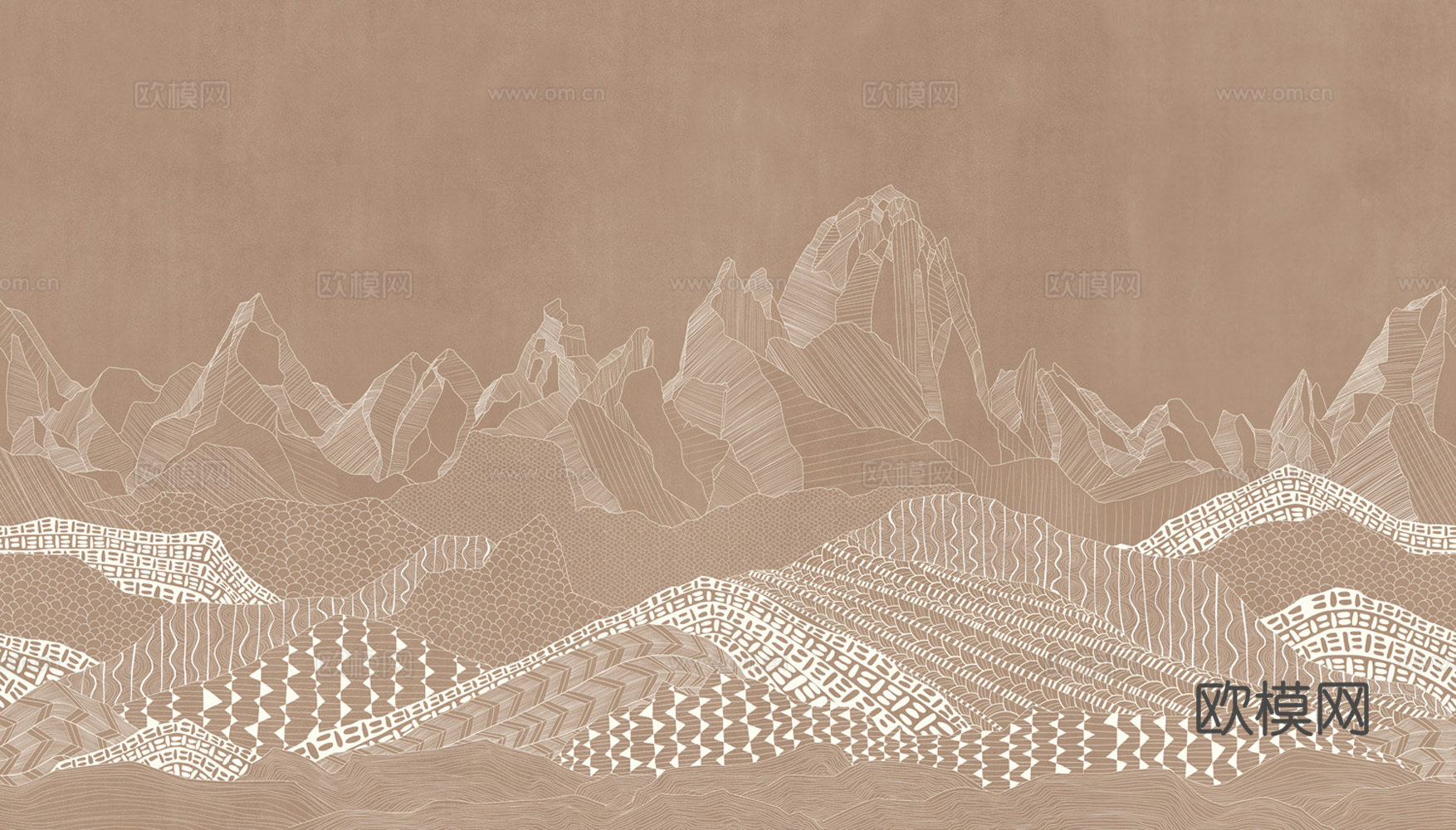 精雕立体墙纸