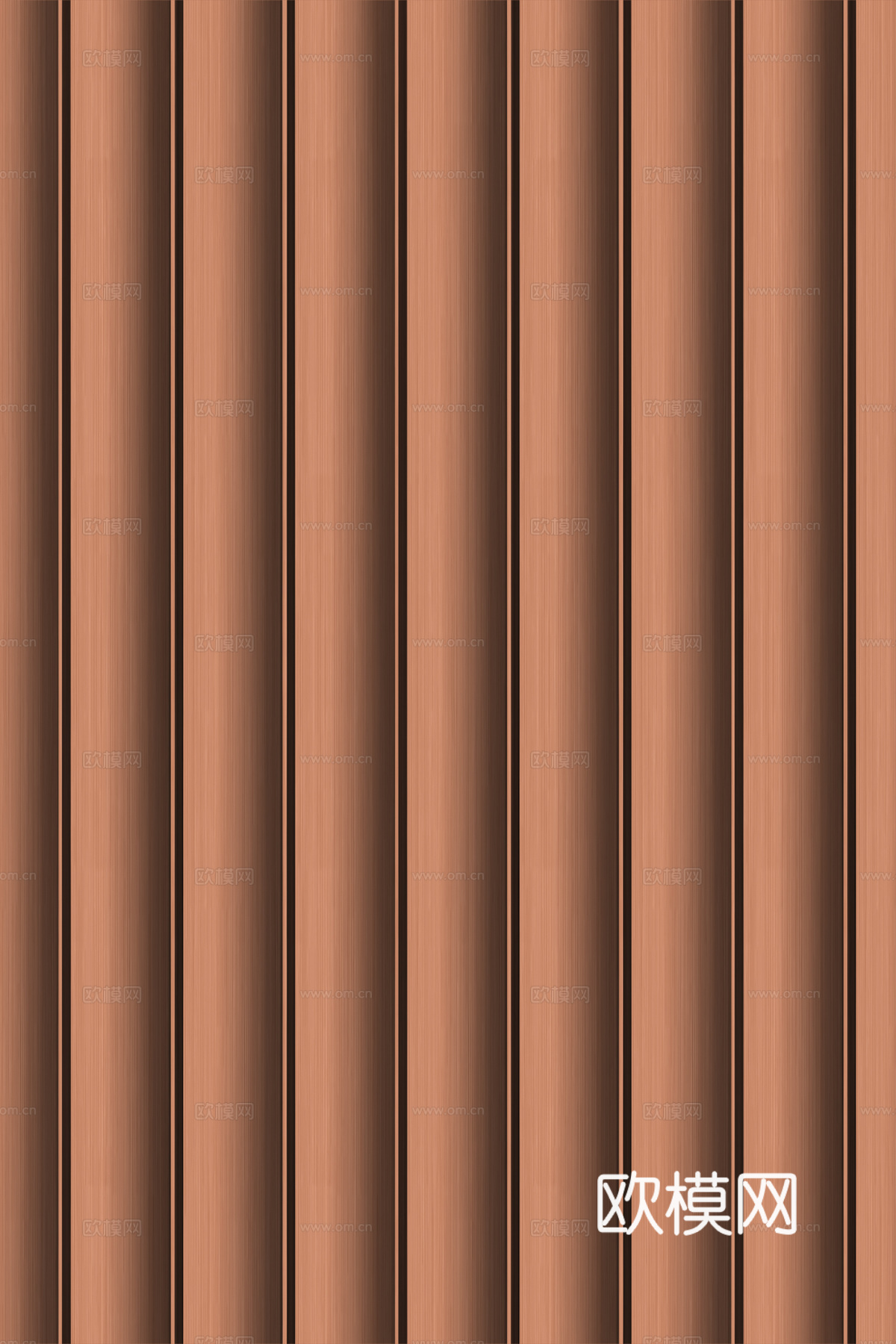 高清拉丝金属格栅长城板下载（渲染图6）