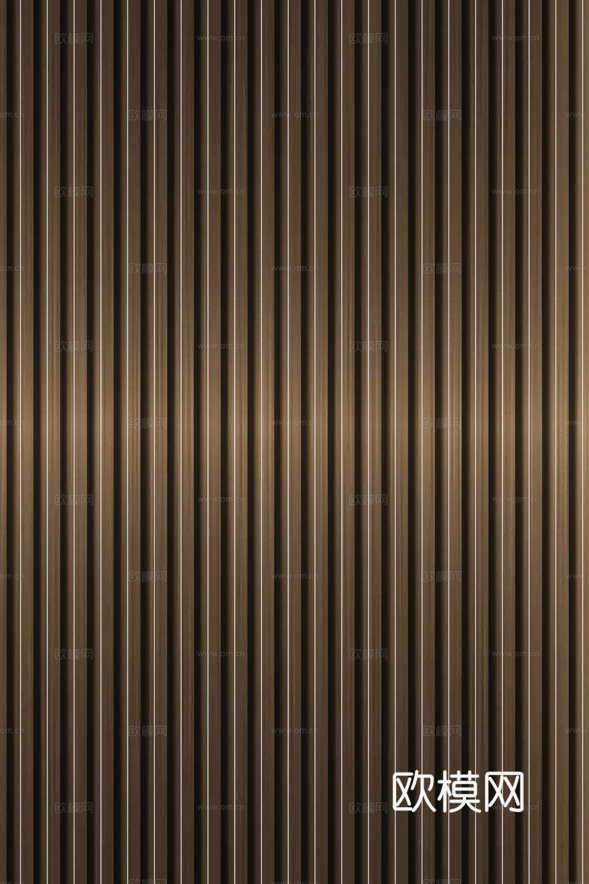 高清拉丝金属格栅长城板下载（渲染图1）