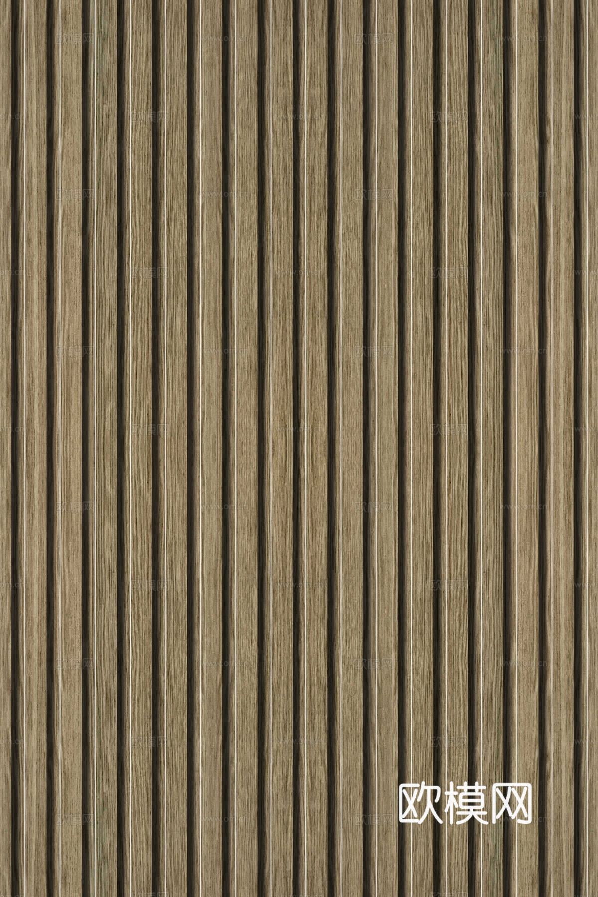 高清木纹格栅长城板下载（渲染图6）