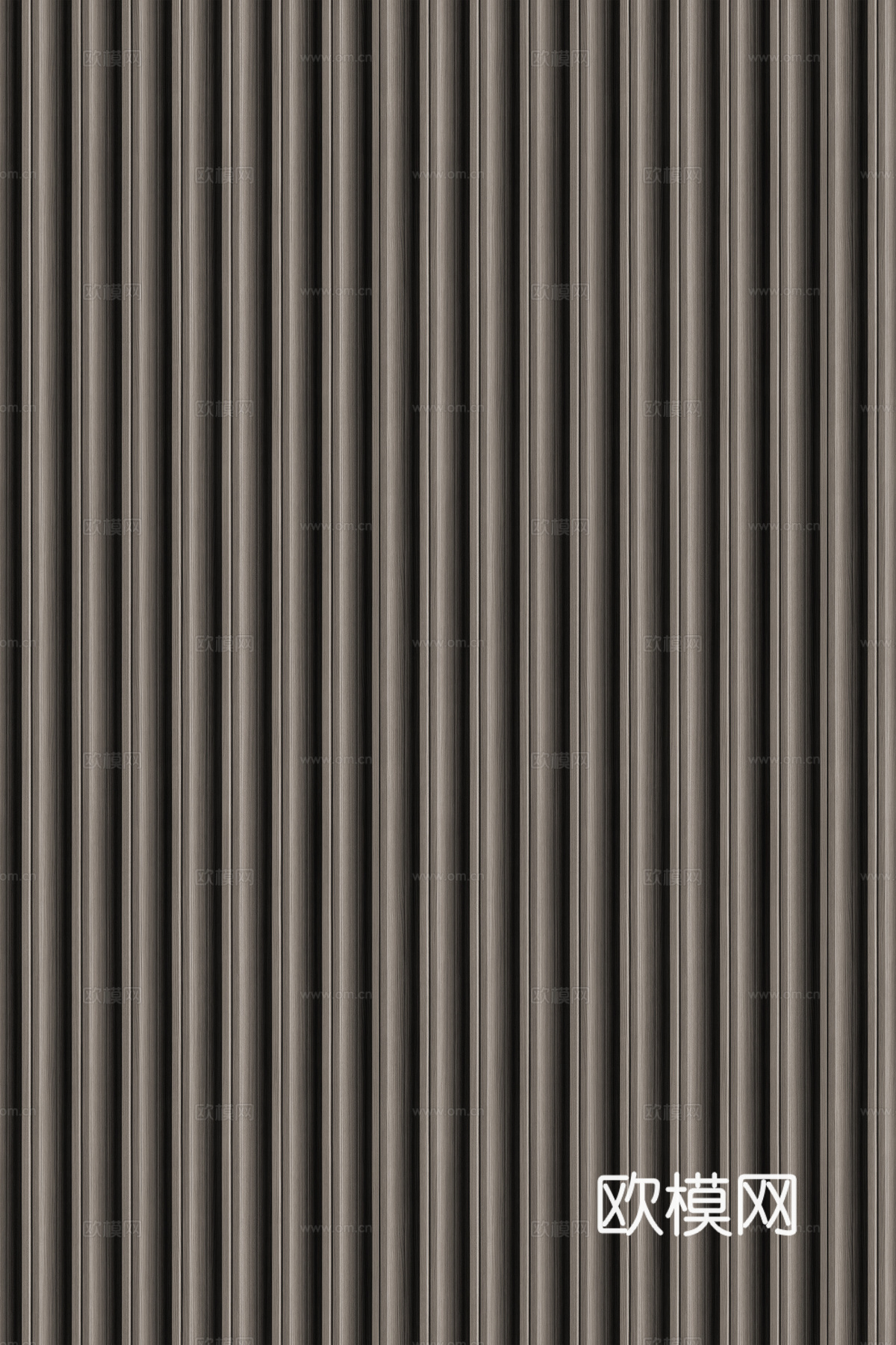 高清木纹格栅长城板下载（渲染图5）