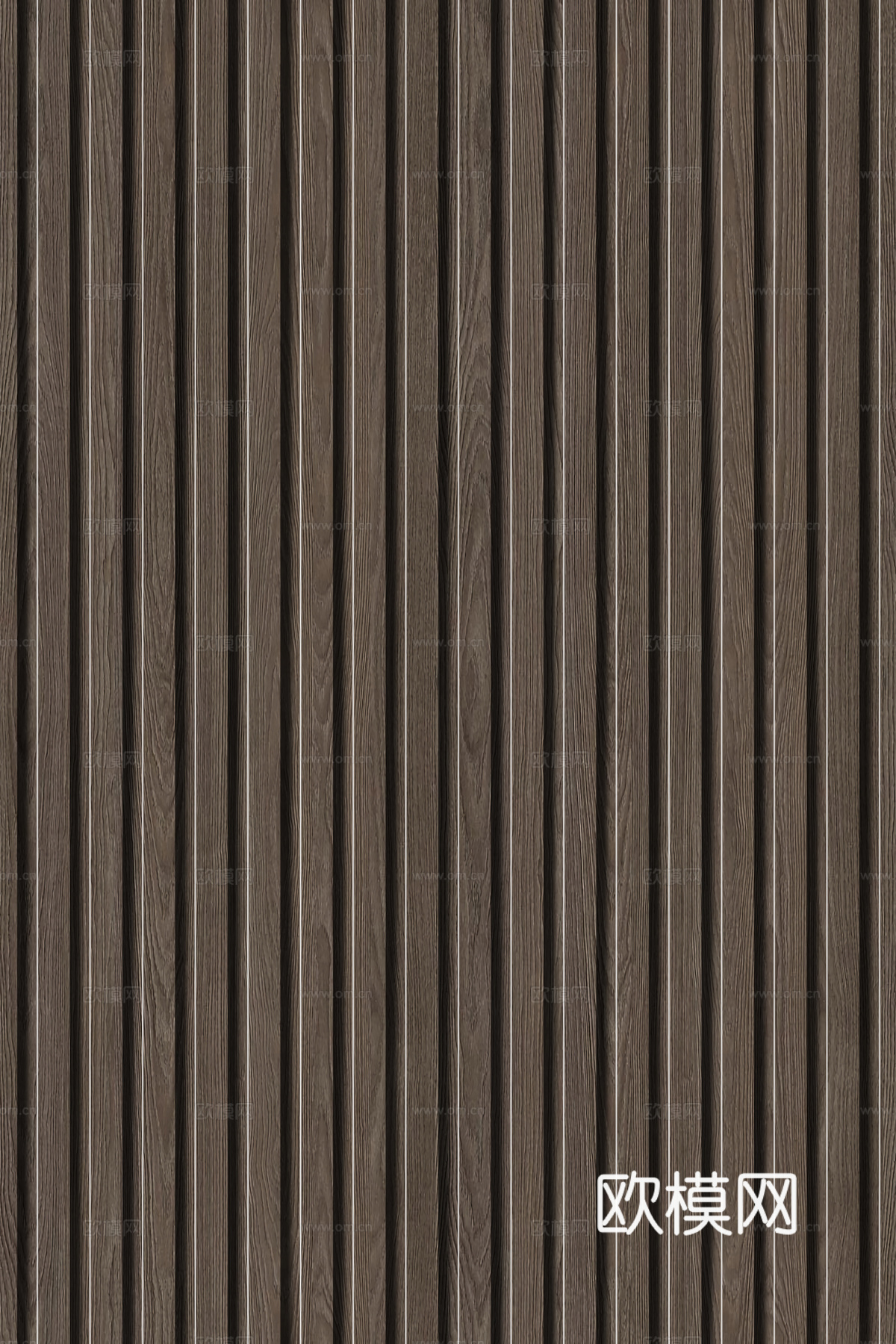 高清木纹格栅长城板下载（渲染图4）