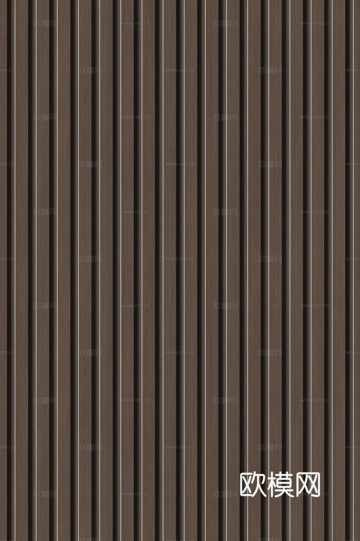 高清木纹格栅长城板下载（渲染图8）