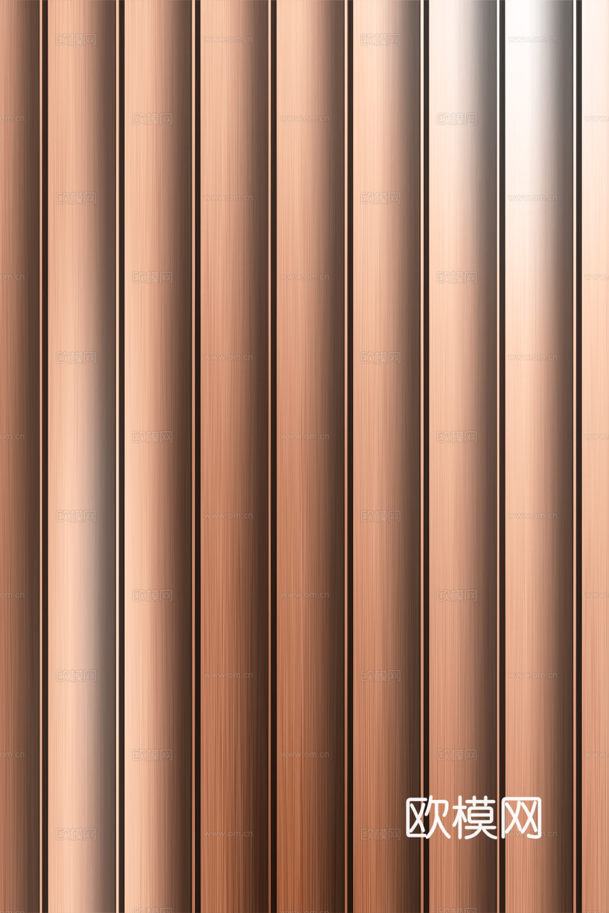 高清拉丝金属格栅长城板下载（渲染图7）