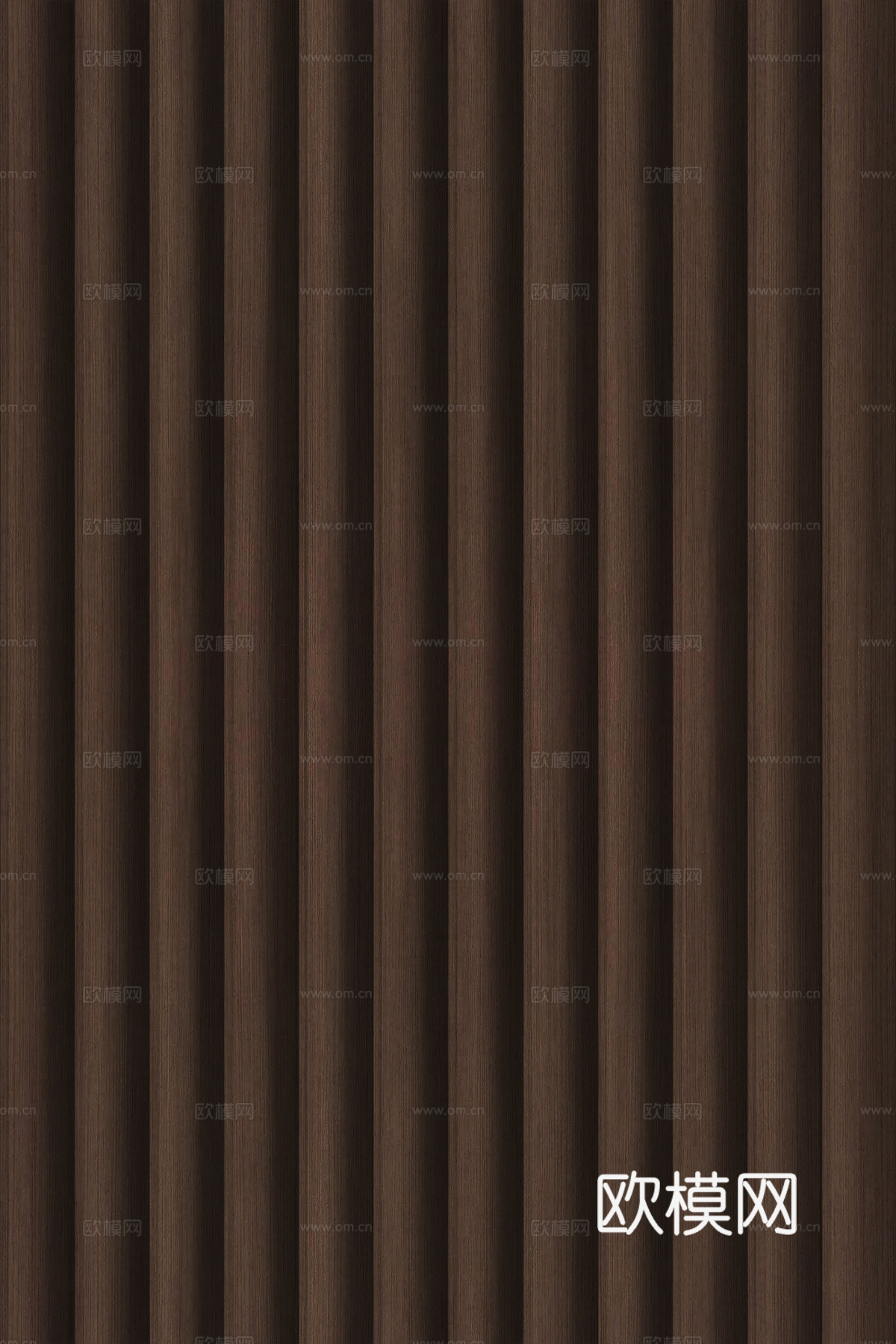 高清木纹格栅长城板下载（渲染图6）