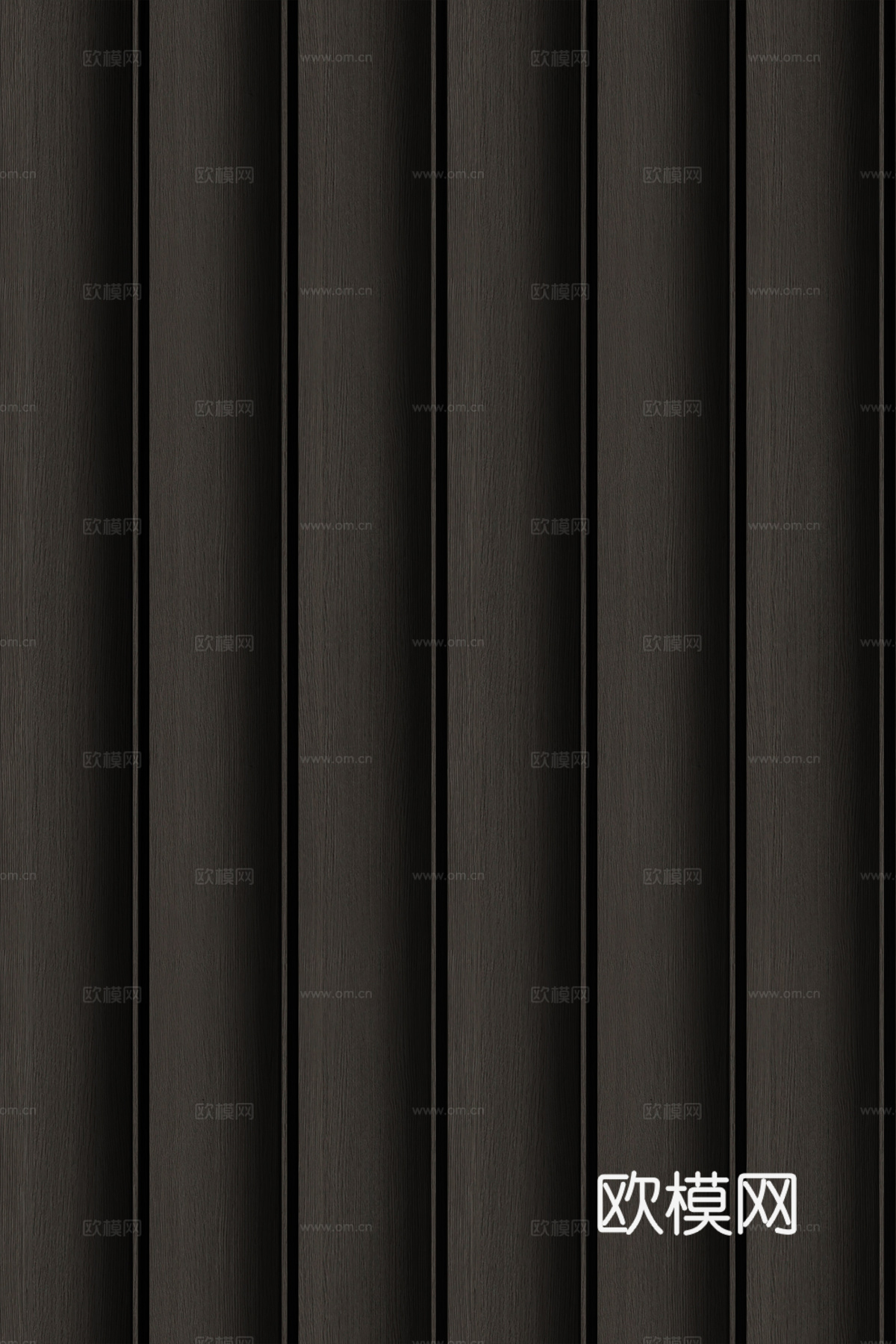 高清木纹格栅长城板下载（渲染图2）