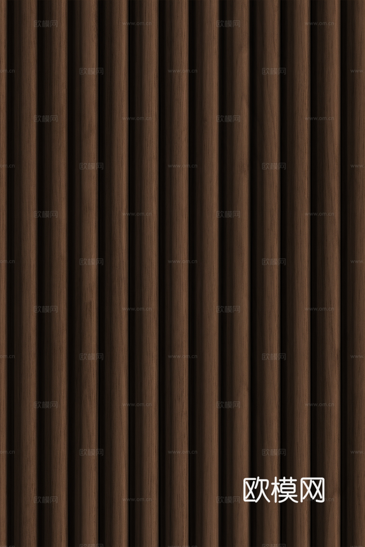 高清木纹格栅长城板下载（渲染图8）
