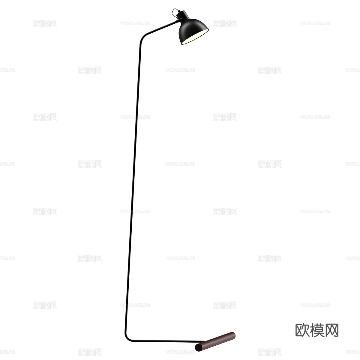 极简落地灯 金属落地灯3d模型