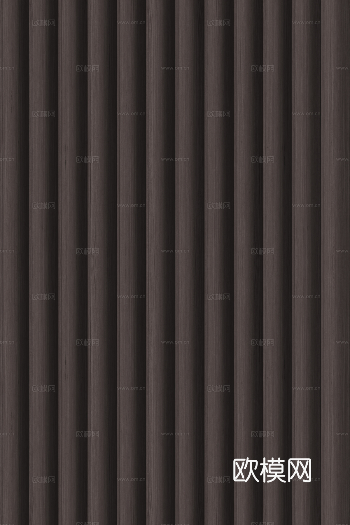 高清木纹格栅长城板下载（渲染图1）