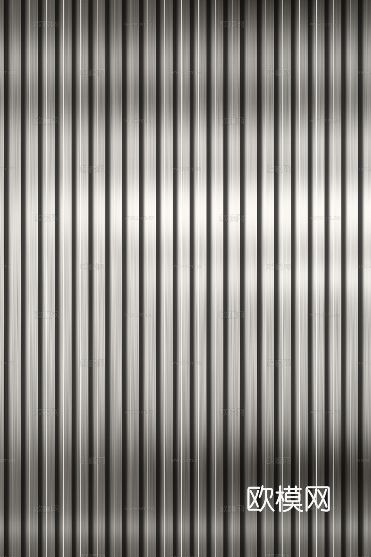 高清拉丝金属格栅长城板下载（渲染图7）
