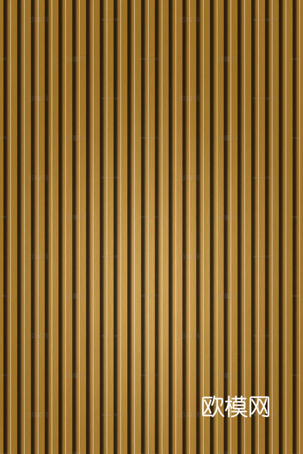 高清拉丝金属格栅长城板下载（渲染图3）