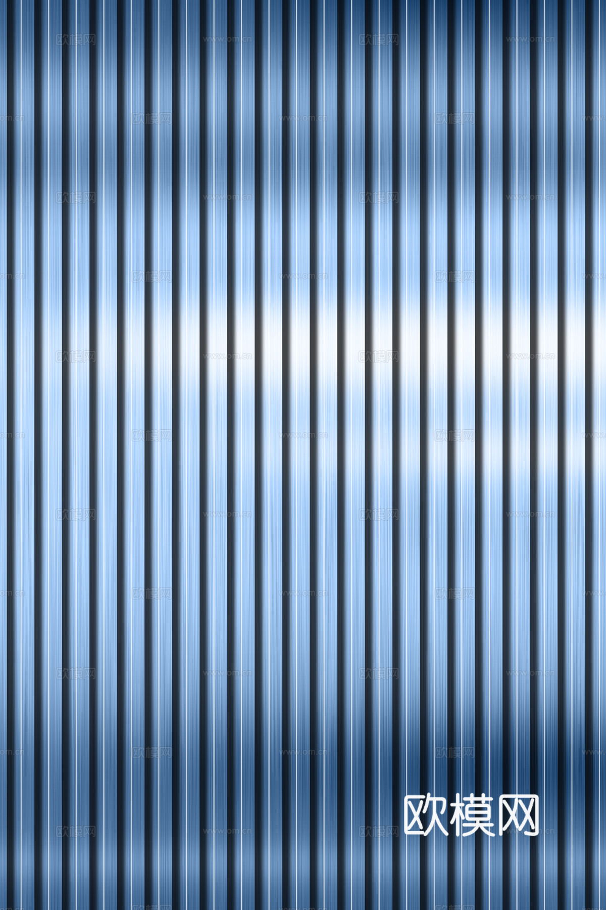 高清拉丝金属格栅长城板下载（渲染图8）