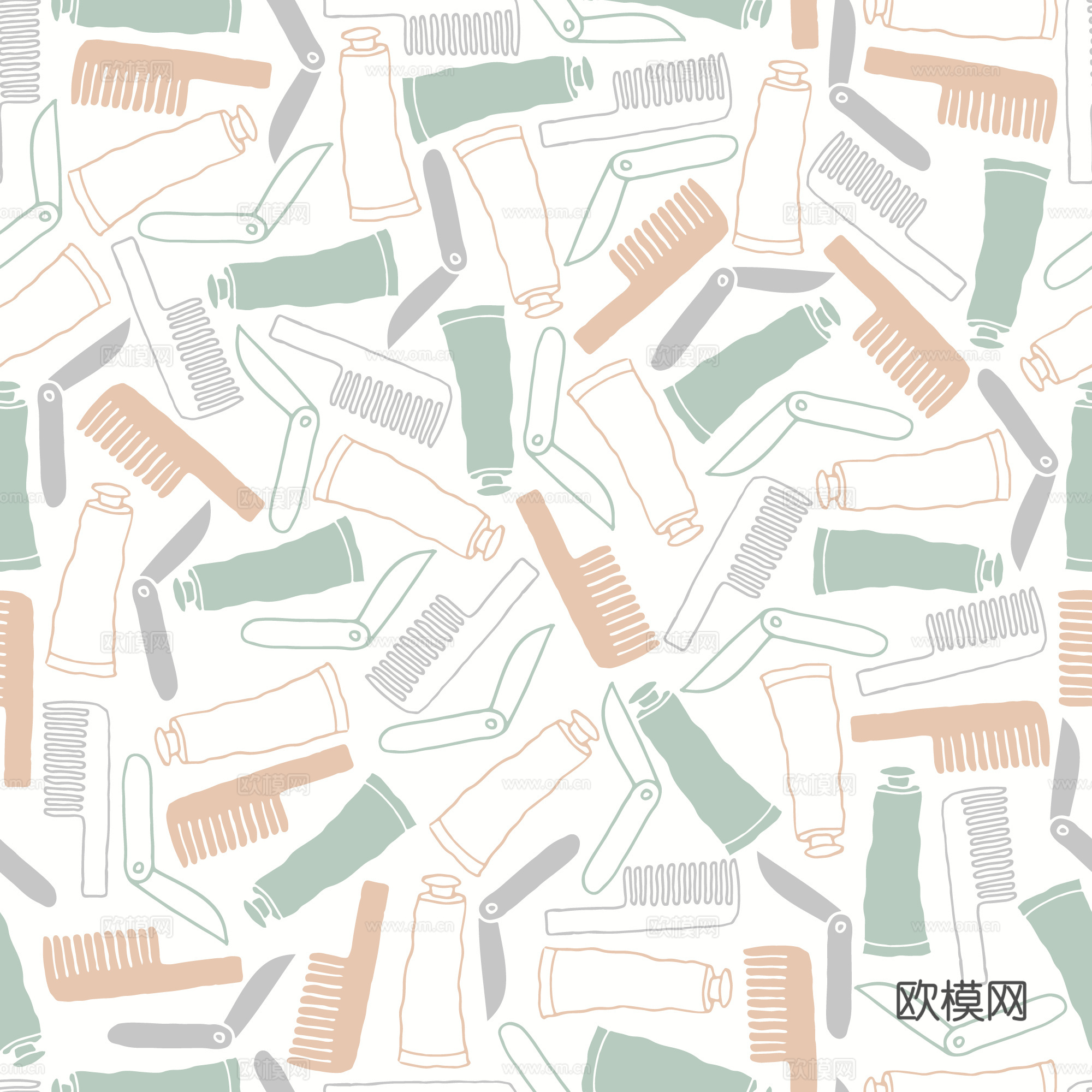无缝儿童简约壁纸