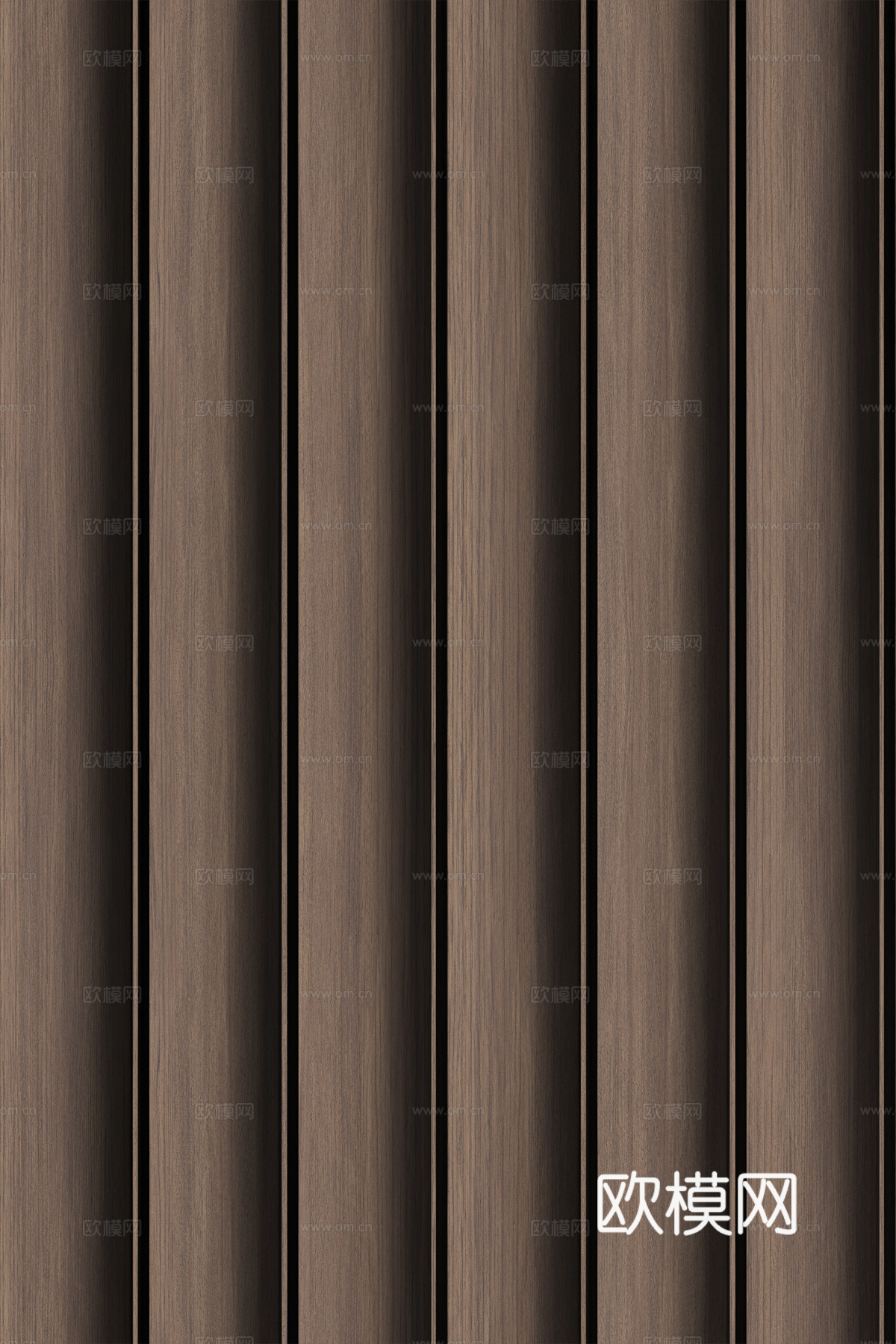 高清木纹格栅长城板下载（渲染图8）