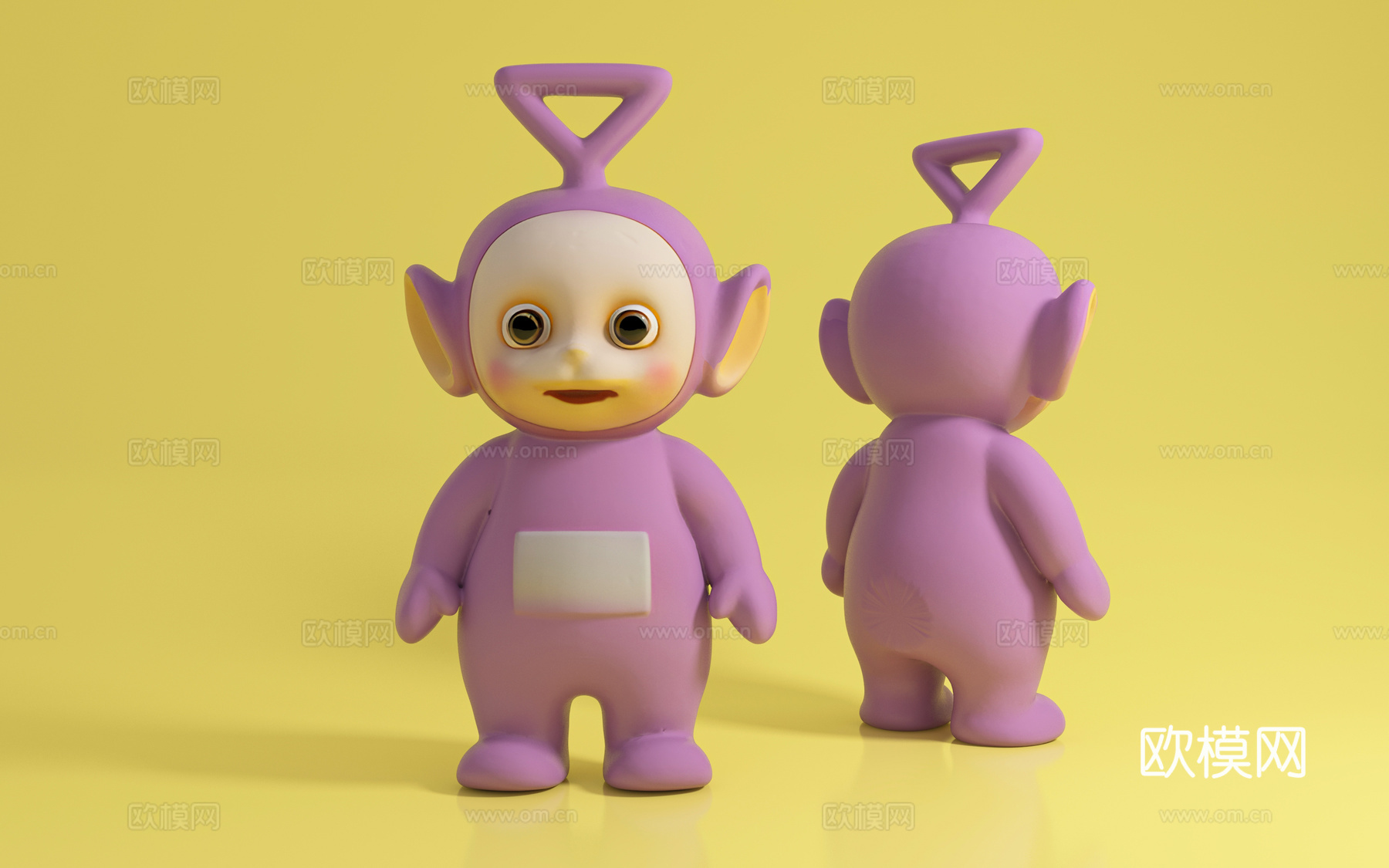天线宝宝 动漫角色 玩具 玩偶 卡通 摆件 装饰 美陈 道具3d模型