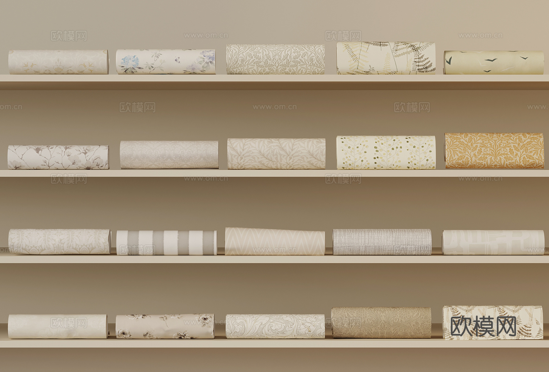 布料 现代布料 墙纸3d模型