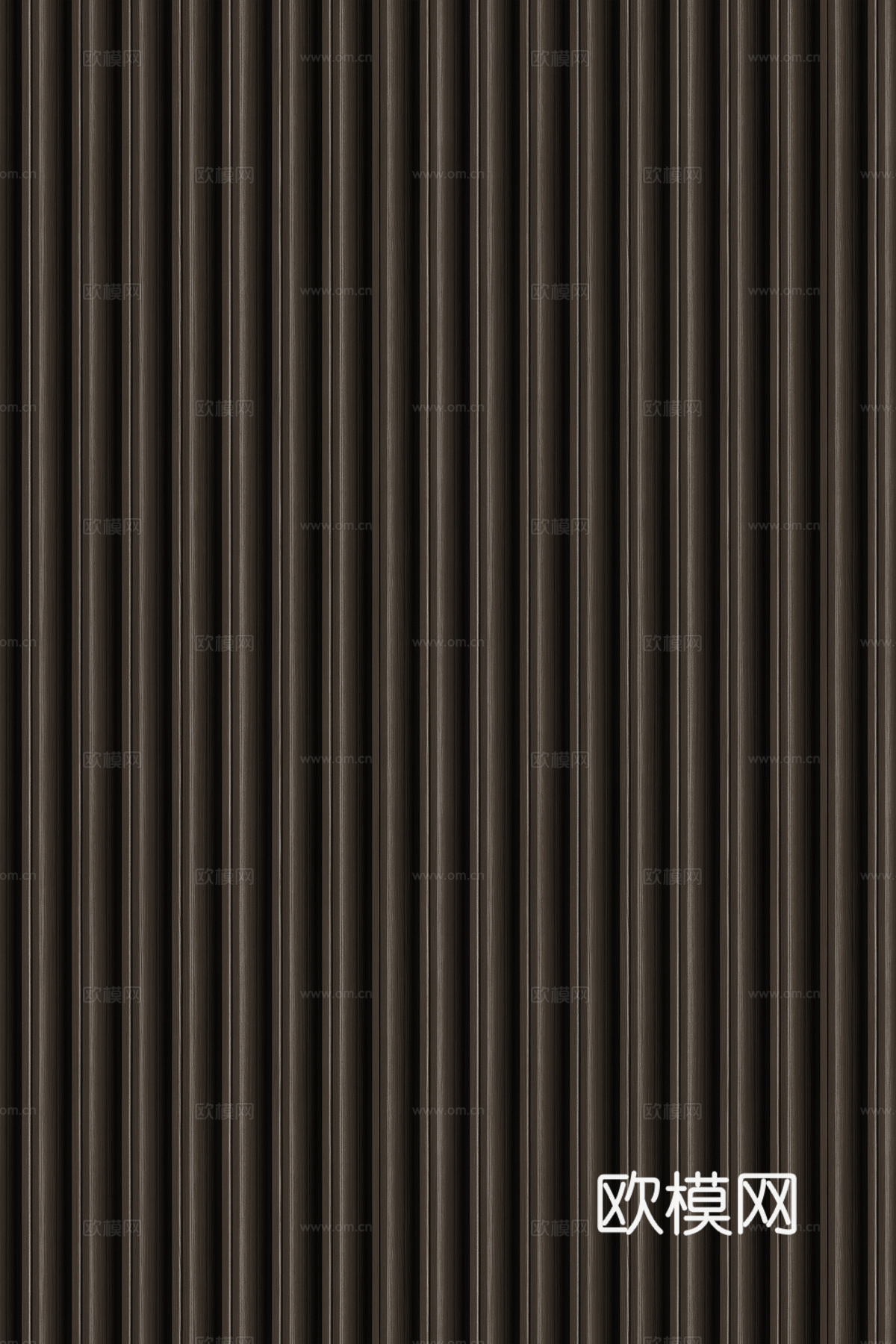 高清木纹格栅长城板下载（渲染图1）