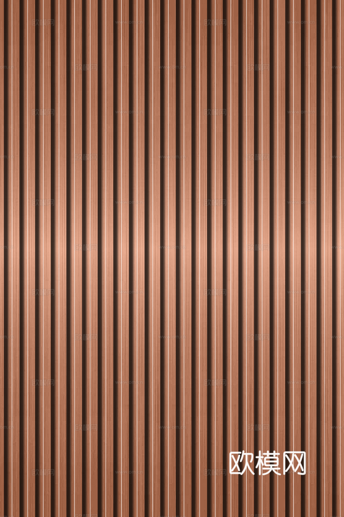高清拉丝金属格栅长城板下载（渲染图5）