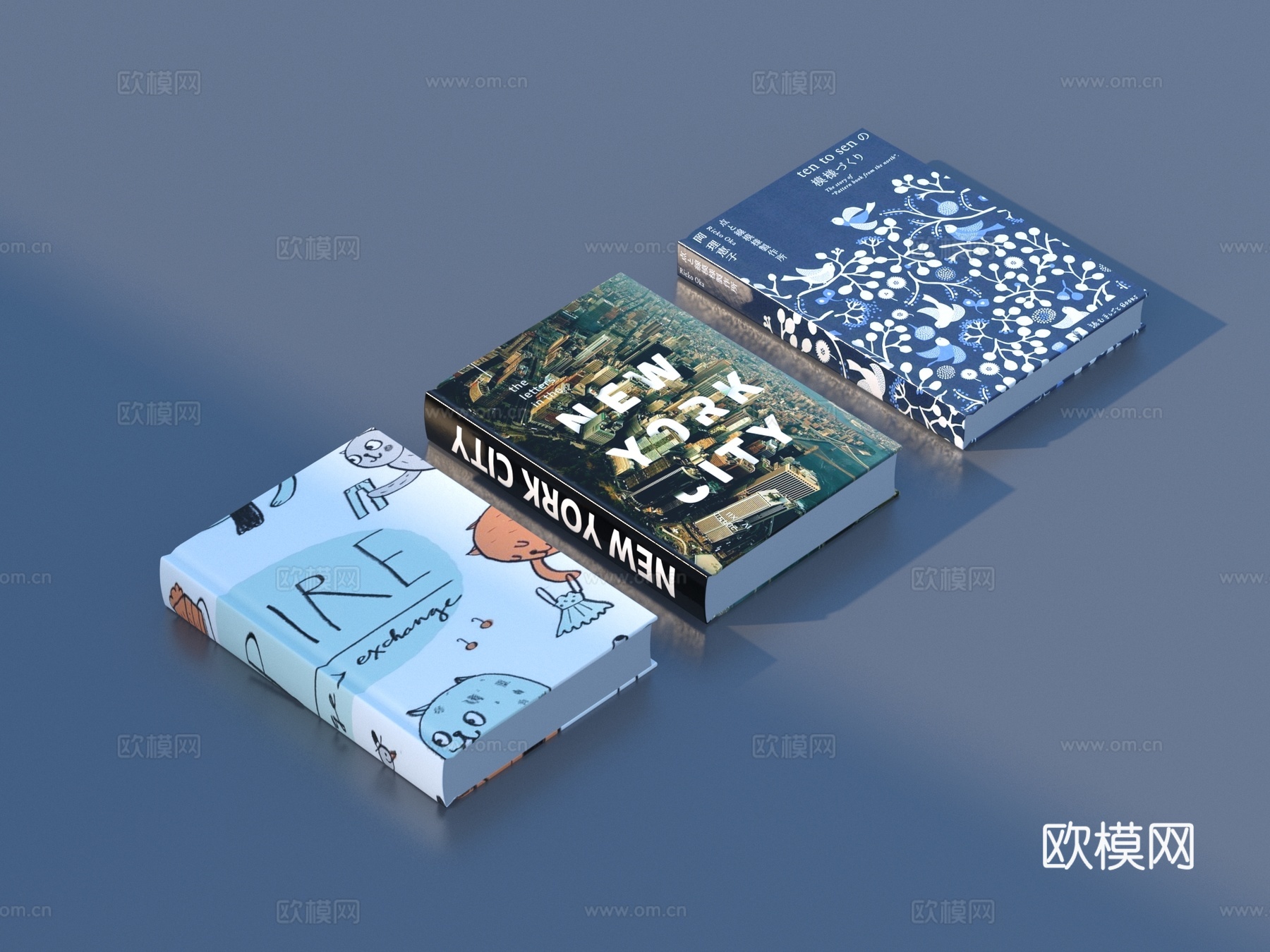 书 笔记本 名著小说 杂志 书刊3d模型