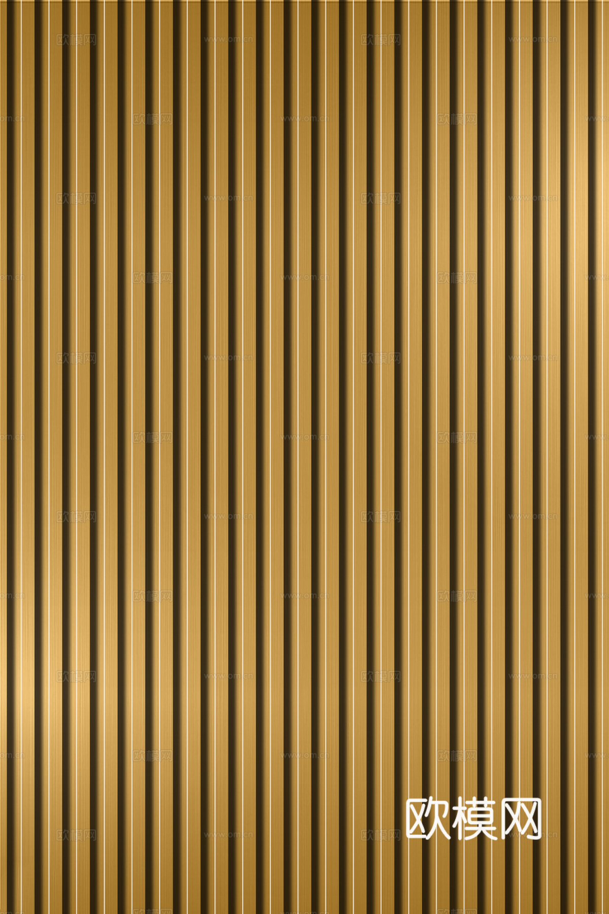 高清拉丝金属格栅长城板下载（渲染图4）