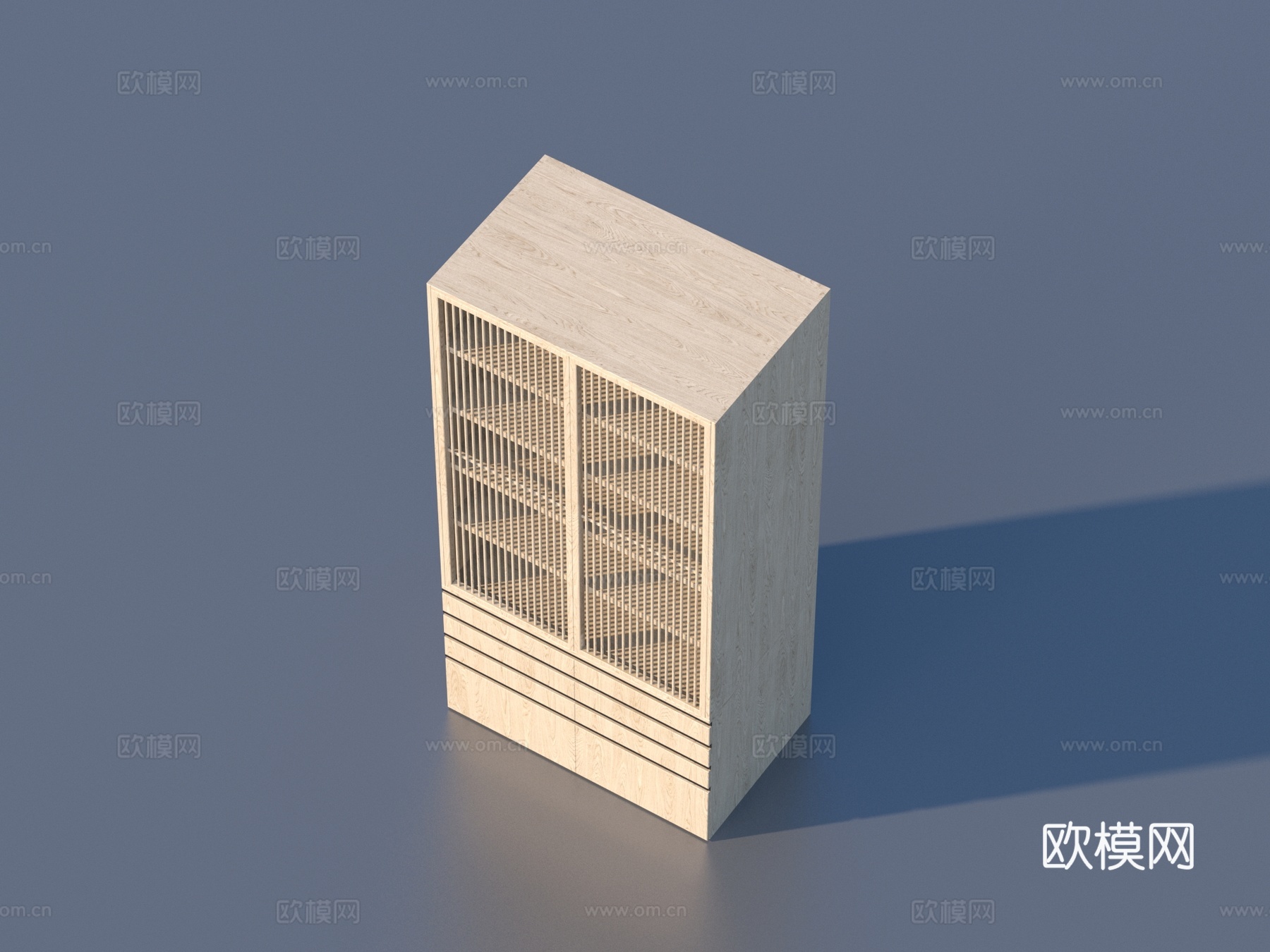书柜 储物柜 家具3d模型