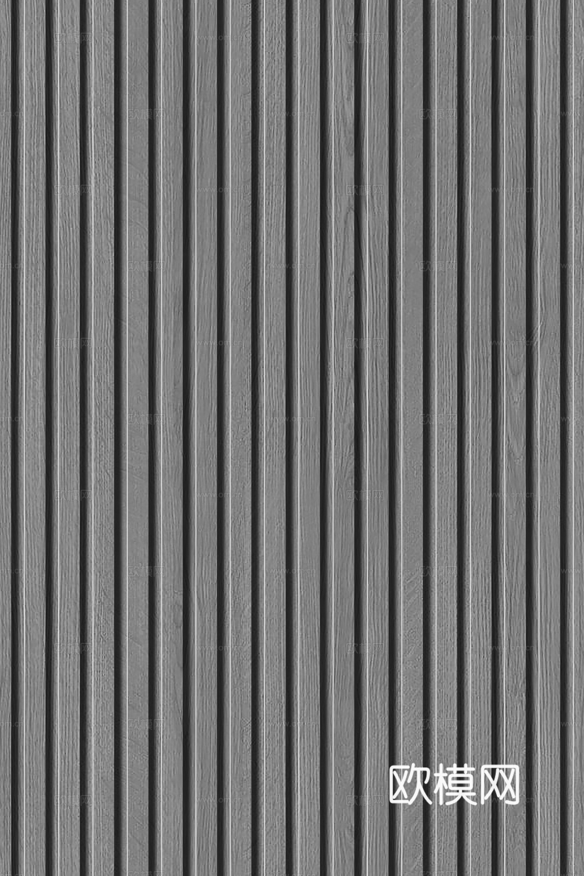 高清木纹格栅长城板下载（渲染图1）